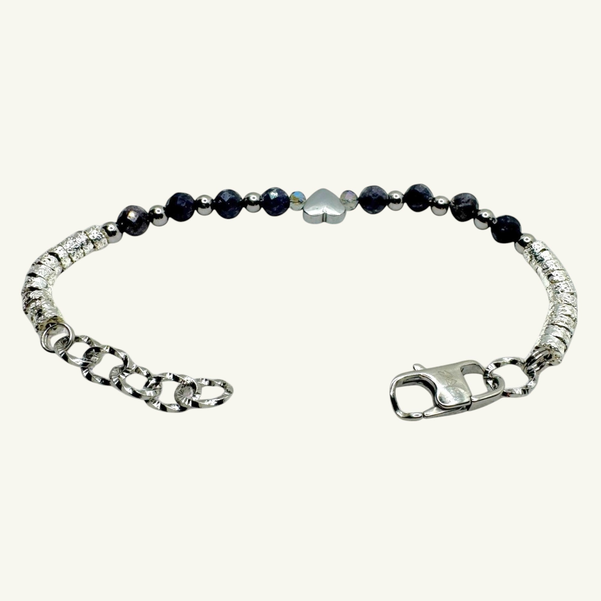Bracciale zaffiro sfaccetato Sharifa Crystals